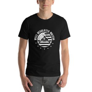 Black WRM Logo T-Shirt | Well Regulated Militia